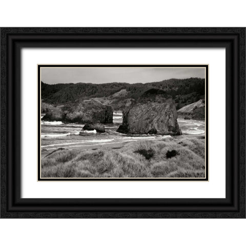Coastal Spirit I Black Ornate Wood Framed Art Print with Double Matting by Geyman, Vitaly