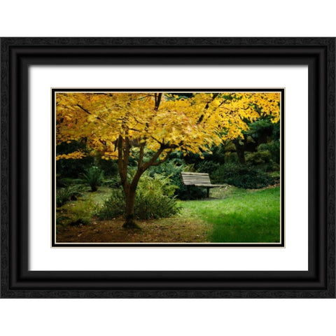 Contemplation I Black Ornate Wood Framed Art Print with Double Matting by Geyman, Vitaly