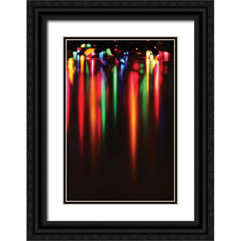 Reflections I Black Ornate Wood Framed Art Print with Double Matting by White, Leesa