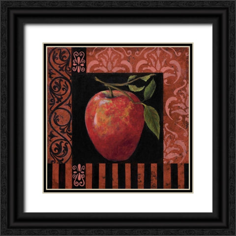 Fruitier III Black Ornate Wood Framed Art Print with Double Matting by Peyton, Hanna