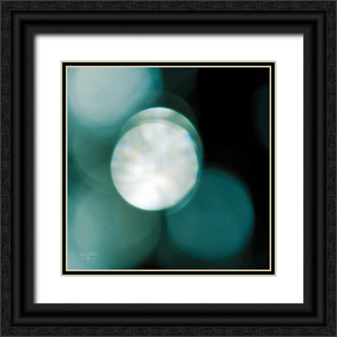 Bokeh I Black Ornate Wood Framed Art Print with Double Matting by Studio 2