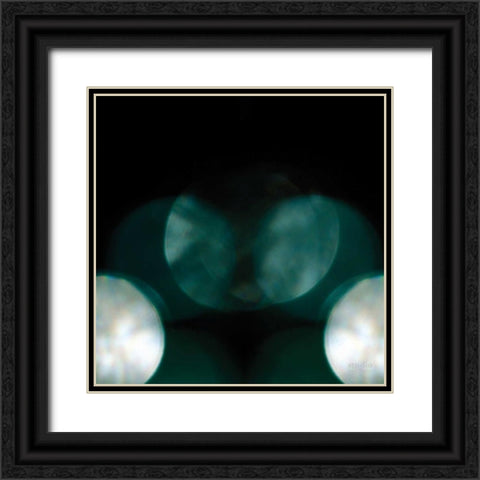 Bokeh I Black Ornate Wood Framed Art Print with Double Matting by Studio 2