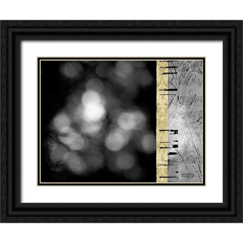 Path II Black Ornate Wood Framed Art Print with Double Matting by Studio 2