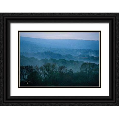 Nestled In I Black Ornate Wood Framed Art Print with Double Matting by Studio 2