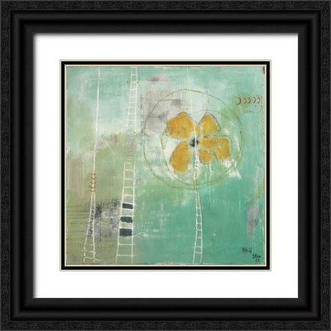 Spring Has Sprung II Black Ornate Wood Framed Art Print with Double Matting by Lee, Stephanie