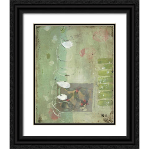 Spiral Black Ornate Wood Framed Art Print with Double Matting by Lee, Stephanie