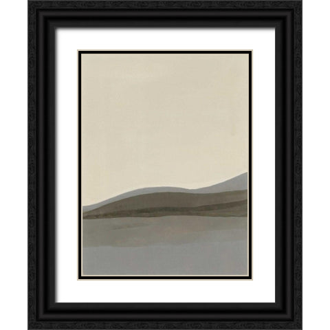 Ribbon Ridge Black Ornate Wood Framed Art Print with Double Matting by Sheler, Sammy
