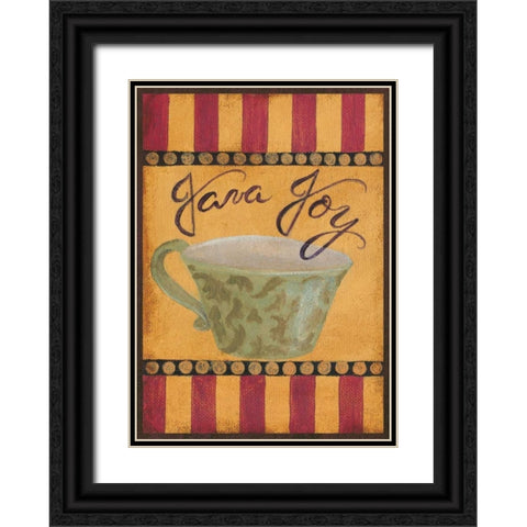 Java Joy Black Ornate Wood Framed Art Print with Double Matting by Smith, Pamela
