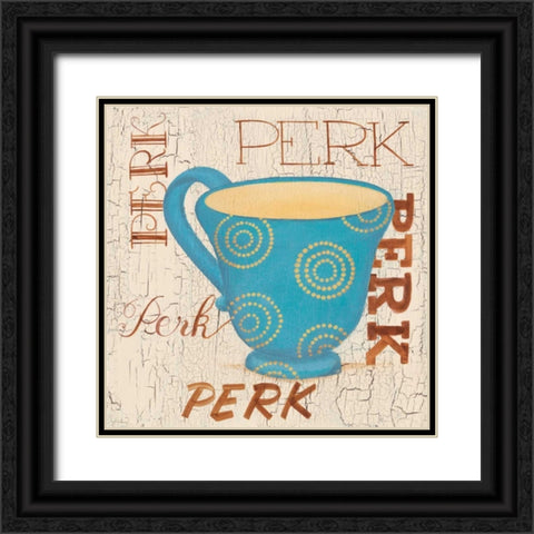 Morning Coffee III Black Ornate Wood Framed Art Print with Double Matting by Smith, Pamela