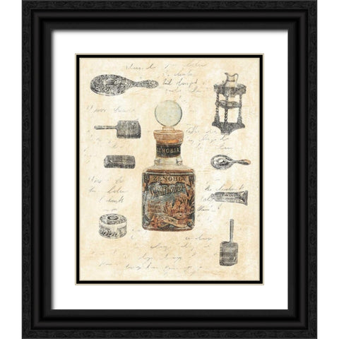 Zenobia II Black Ornate Wood Framed Art Print with Double Matting by Schippel, Banafshe