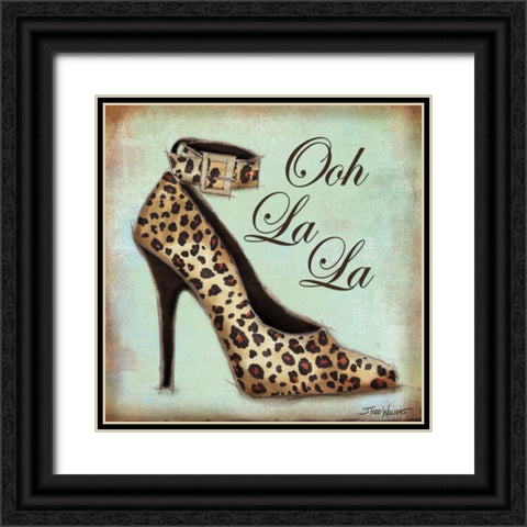 Exotic Shoe I Black Ornate Wood Framed Art Print with Double Matting by Williams, Todd