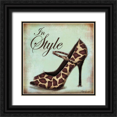 Exotic Shoe II Black Ornate Wood Framed Art Print with Double Matting by Williams, Todd
