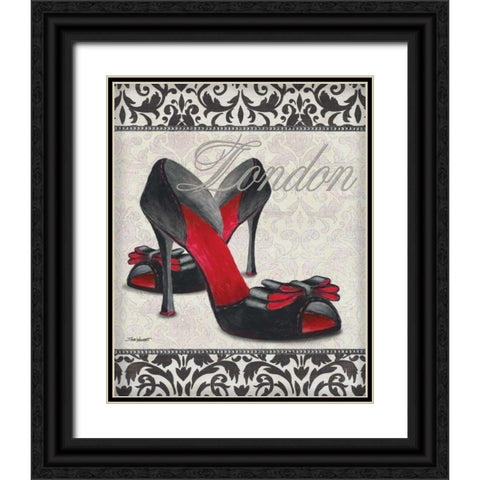 Classy Shoes I Black Ornate Wood Framed Art Print with Double Matting by Williams, Todd
