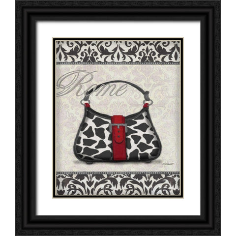 Classy Purse II Black Ornate Wood Framed Art Print with Double Matting by Williams, Todd
