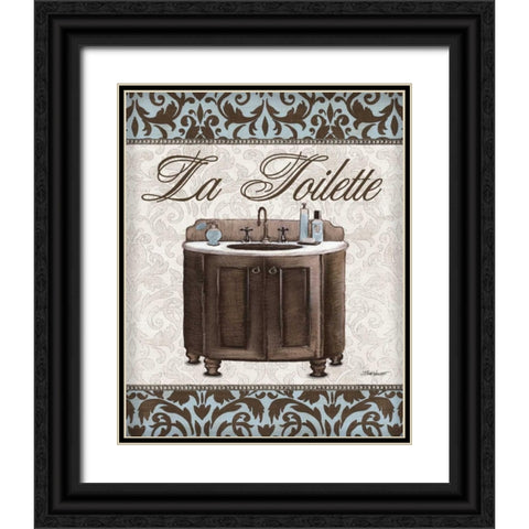 Modern Sink Black Ornate Wood Framed Art Print with Double Matting by Williams, Todd