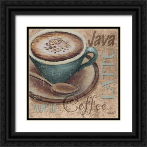 Blue Specialty Coffee I Black Ornate Wood Framed Art Print with Double Matting by Williams, Todd
