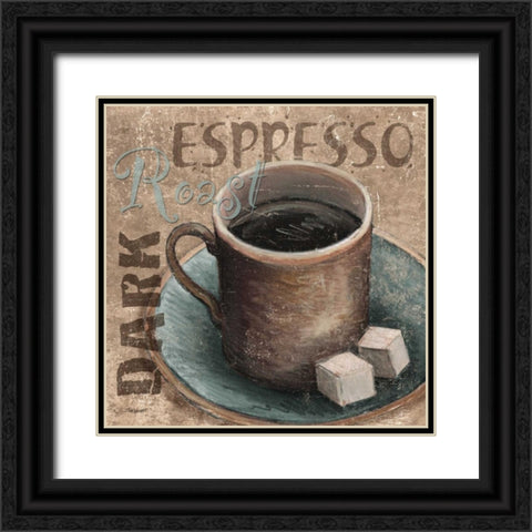 Blue Specialty Coffee II Black Ornate Wood Framed Art Print with Double Matting by Williams, Todd