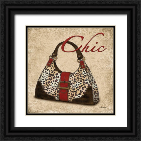Chic Purse Black Ornate Wood Framed Art Print with Double Matting by Williams, Todd