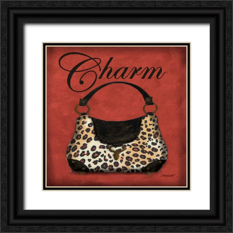 Safari Purse I Black Ornate Wood Framed Art Print with Double Matting by Williams, Todd