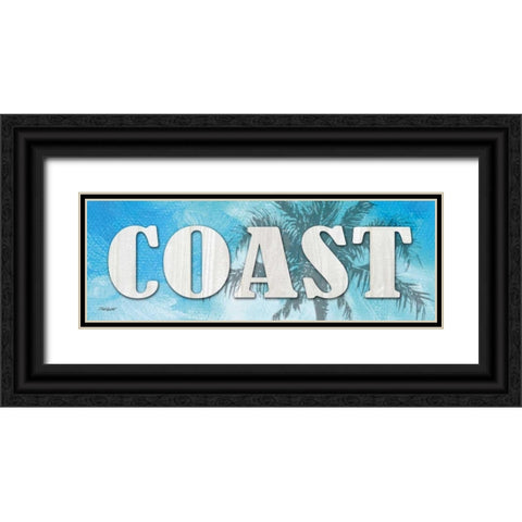 Coast Black Ornate Wood Framed Art Print with Double Matting by Williams, Todd