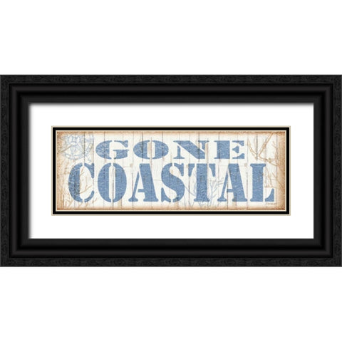 Gone Coastal Black Ornate Wood Framed Art Print with Double Matting by Williams, Todd