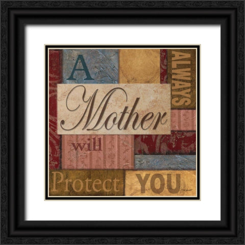 Mother Black Ornate Wood Framed Art Print with Double Matting by Williams, Todd