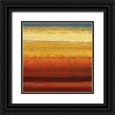 Alegre I Black Ornate Wood Framed Art Print with Double Matting by Werbelow, Selina