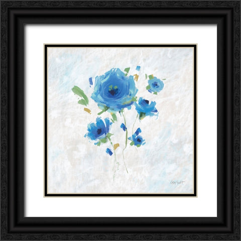 Blueming 03 Black Ornate Wood Framed Art Print with Double Matting by Audit, Lisa