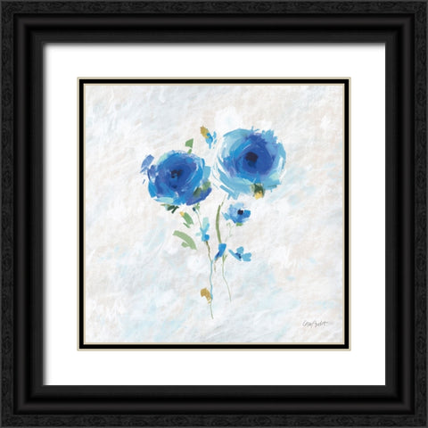 Blueming 04 Black Ornate Wood Framed Art Print with Double Matting by Audit, Lisa