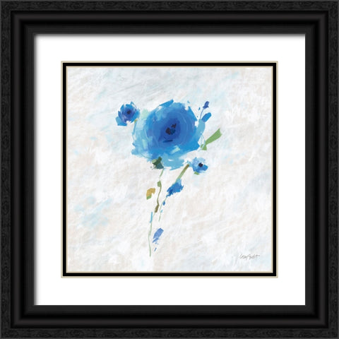 Blueming 05 Black Ornate Wood Framed Art Print with Double Matting by Audit, Lisa