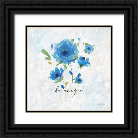 Blueming 08 Black Ornate Wood Framed Art Print with Double Matting by Audit, Lisa