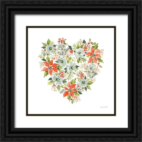 Christmas Forever VII Black Ornate Wood Framed Art Print with Double Matting by Audit, Lisa