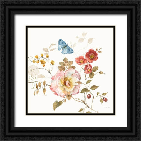 Countryside IV Black Ornate Wood Framed Art Print with Double Matting by Audit, Lisa