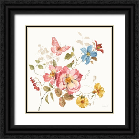 Countryside V Black Ornate Wood Framed Art Print with Double Matting by Audit, Lisa