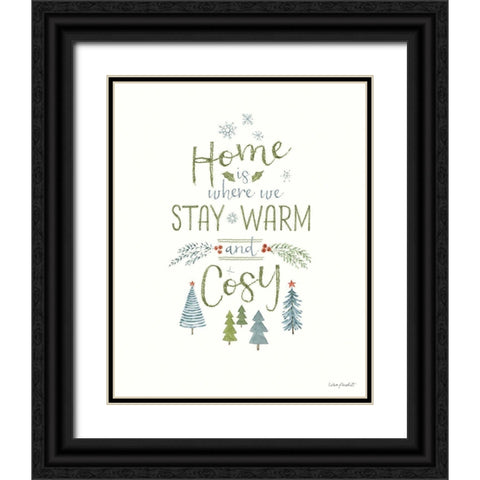 Jolly Gnomes XVI Black Ornate Wood Framed Art Print with Double Matting by Audit, Lisa