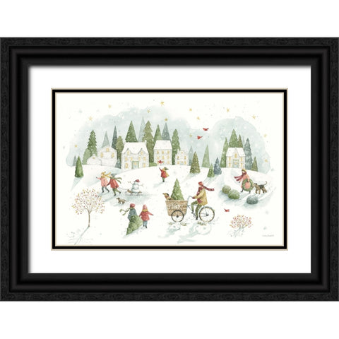Magical Winterland I Black Ornate Wood Framed Art Print with Double Matting by Audit, Lisa