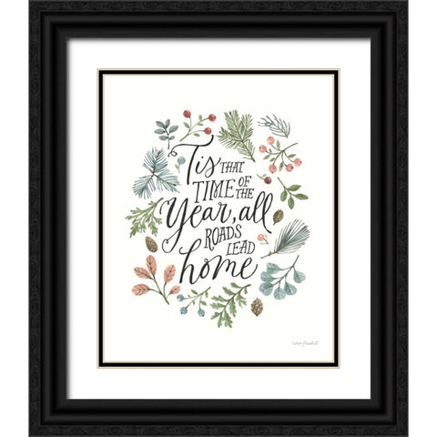 Magical Winterland VIII Black Ornate Wood Framed Art Print with Double Matting by Audit, Lisa