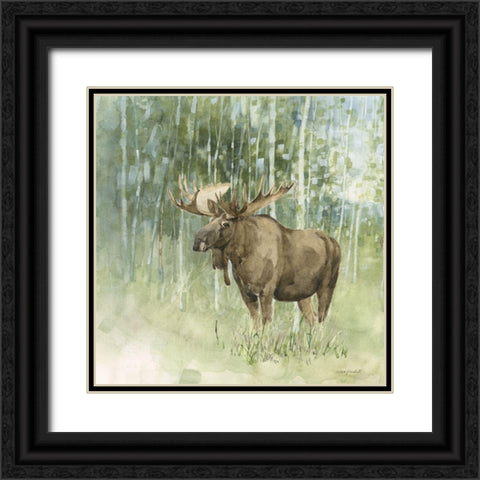 Natures Call V Black Ornate Wood Framed Art Print with Double Matting by Audit, Lisa