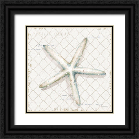 Ocean View II Black Ornate Wood Framed Art Print with Double Matting by Audit, Lisa