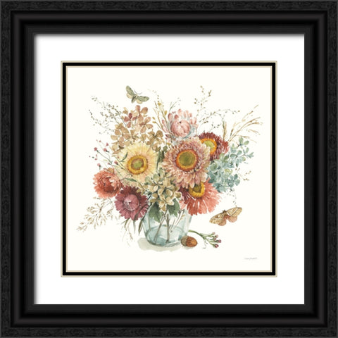 Seasons Study II Black Ornate Wood Framed Art Print with Double Matting by Audit, Lisa