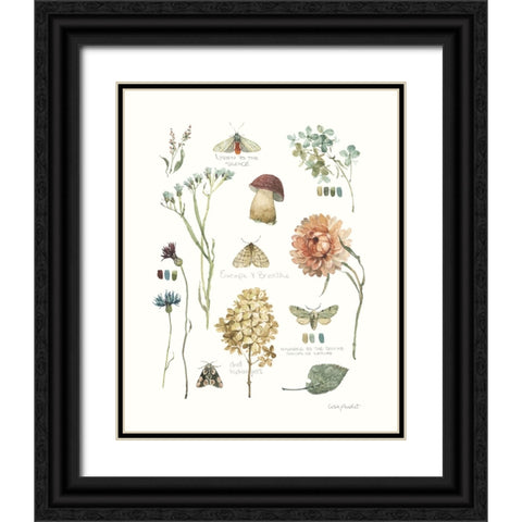 Seasons Study IV Black Ornate Wood Framed Art Print with Double Matting by Audit, Lisa