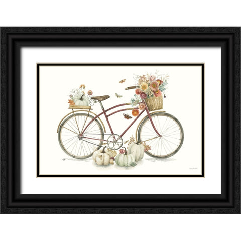 Seasons Study XXXIII Black Ornate Wood Framed Art Print with Double Matting by Audit, Lisa