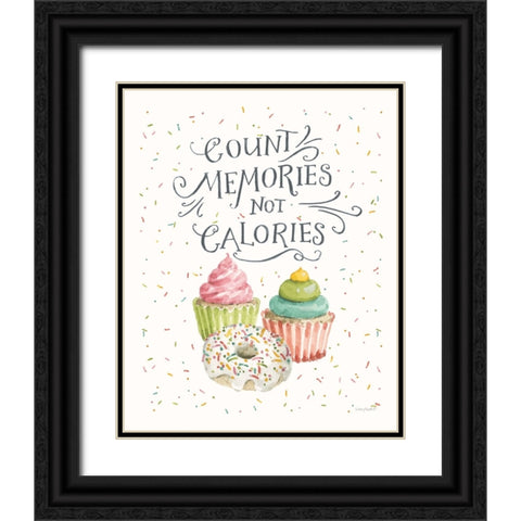 Sweet Little Pleasures V Black Ornate Wood Framed Art Print with Double Matting by Audit, Lisa