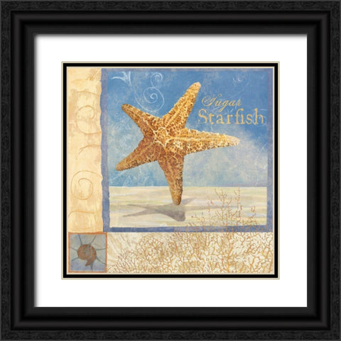 Ocean Beauties IV Black Ornate Wood Framed Art Print with Double Matting by Art Licensing Studio