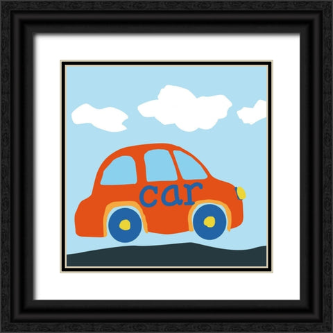CAR BABA Black Ornate Wood Framed Art Print with Double Matting by Art Licensing Studio