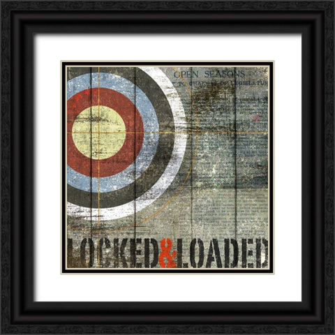 Open Season LAndL Black Ornate Wood Framed Art Print with Double Matting by Art Licensing Studio