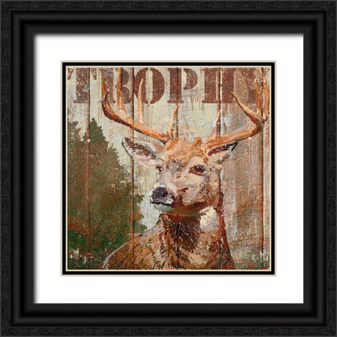 Open Season Trophy Black Ornate Wood Framed Art Print with Double Matting by Art Licensing Studio