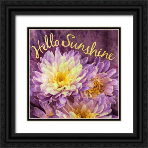Flowersay 5 Black Ornate Wood Framed Art Print with Double Matting by Art Licensing Studio