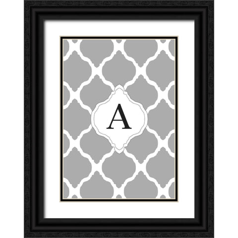 A Black Ornate Wood Framed Art Print with Double Matting by Art Licensing Studio