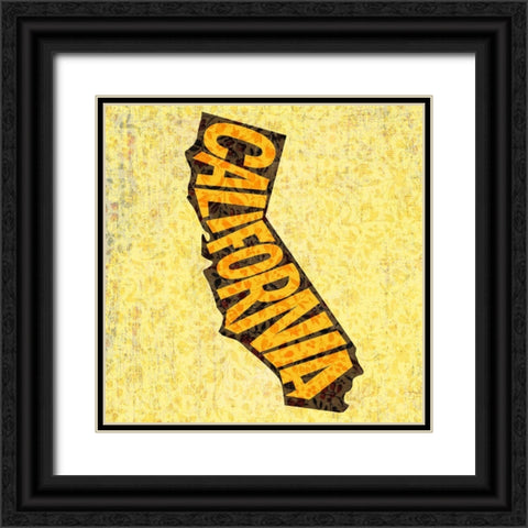 California Black Ornate Wood Framed Art Print with Double Matting by Art Licensing Studio